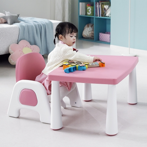 우루루 유아 아동 책상 의자 세트 높이조절 놀이 그림 식탁