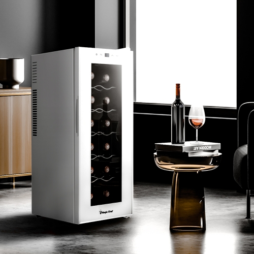 매직쉐프 와인셀러 MEW-DT12W 미니냉장고 와인냉장고